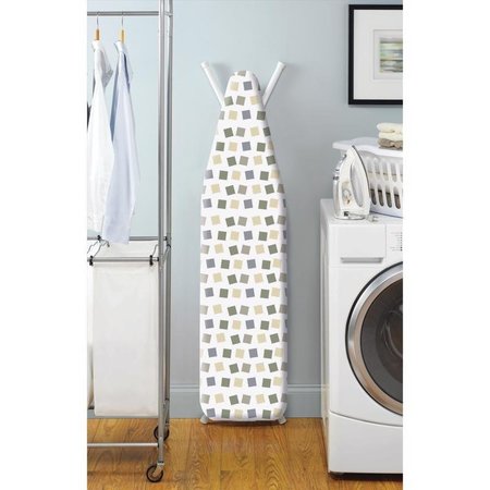 WHITMOR 10 in. W X 54 in. L Cotton Assorted Ironing Board Cover and Pad 6614-833